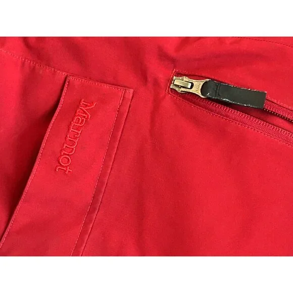 Marmot Red Snow Ski Insulated Waterproof Bib Overalls M Winter Sports Pants - Picture 8 of 11